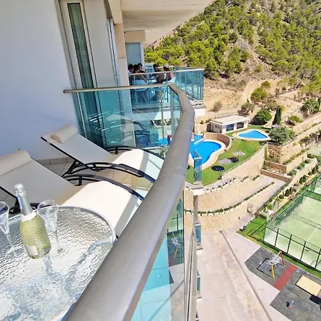 Skyline 9 Moderno Apartamento Con Terraza Privada Y Vistas Benidorm Exterior photo